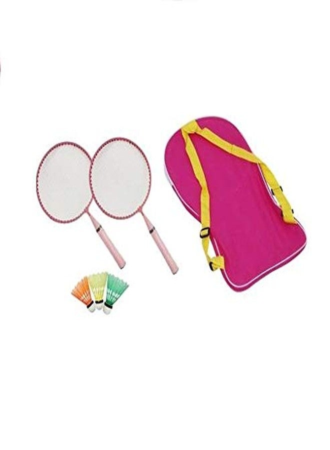 Gmefvr Kid's Steel Badminton Racket and 3 Shuttle Skipping Rope Combo (Multicolour) - Image 3