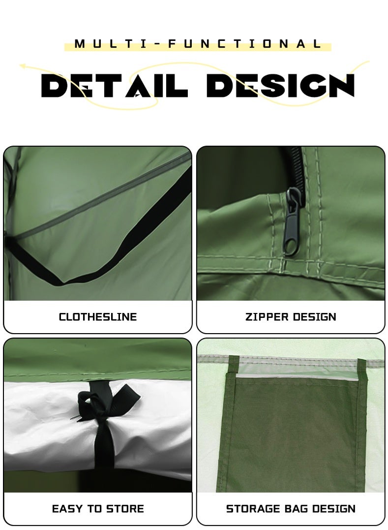 Zeno Pop-Up Changing Tent Instant Open - Privacy Shower Tent for Beach Outdoor Camping Bath Change Room with Carry Bag - Image 2
