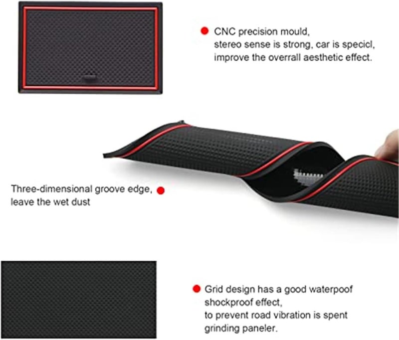 QASULER Non-Slip Mats for Clio 4 - Image 5