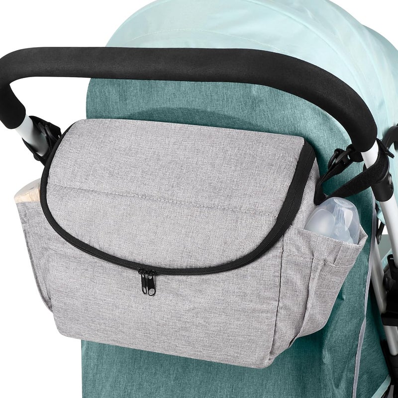 Accmor Universal Stroller Organizer  Large Capacity Stroller Bag with Shoulder Strap  Accessories for Uppababy Nuna Doona Britax - Image 1