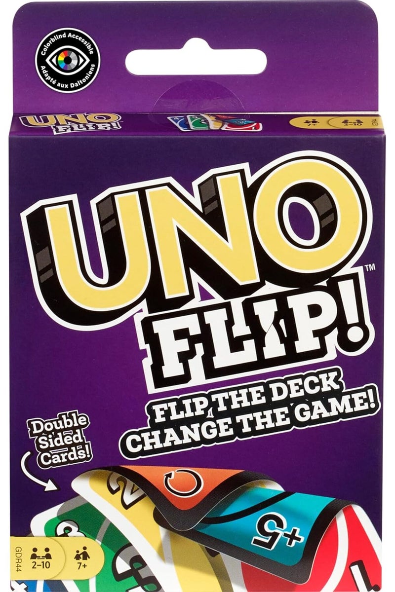 Mattel Games Mattel Uno FLIP, Card Game GDR44, multicolour - Image 1