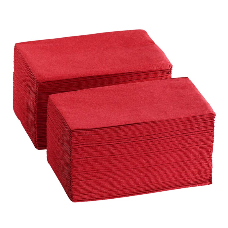 Perfectware - PW-2 Ply Dinner Napkin Red- 125 2 Ply Red Dinner Napkins - Pack of 125ct - Image 1