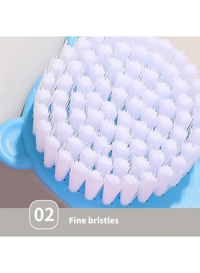 طفل طقم مشط للأطفال الرضع مكون من قطعتين مع فرشاة شعر للبشرة الحساسة يتميز بنمط دب جميل للعناية الأساسية بالشعر للآباء الجدد - Image 3