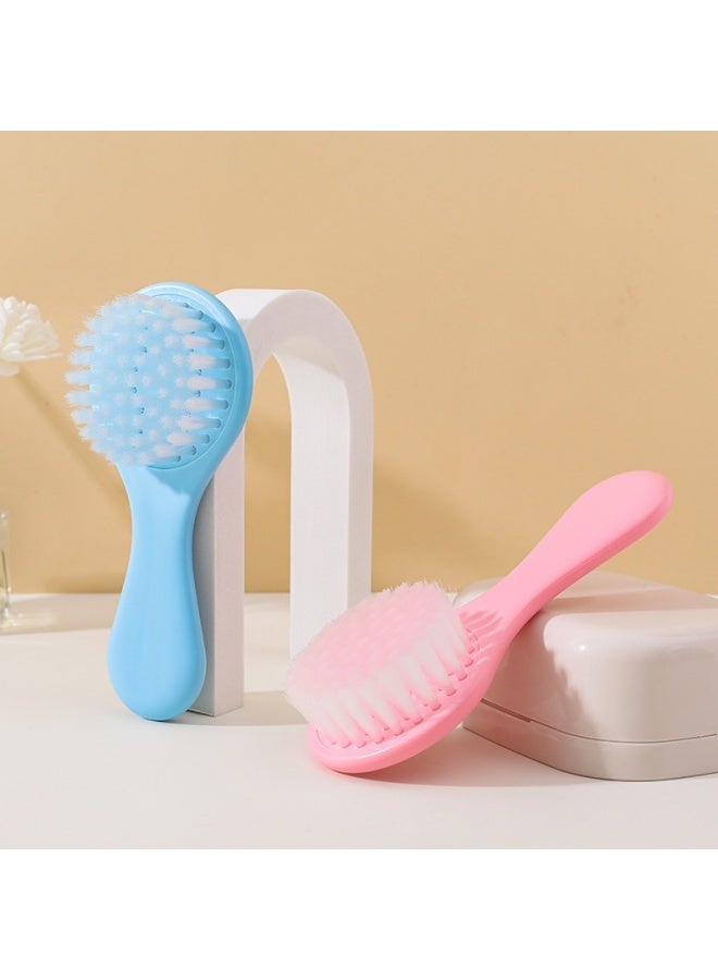 طفل طقم مشط للأطفال الرضع مكون من قطعتين مع فرشاة شعر للبشرة الحساسة يتميز بنمط دب جميل للعناية الأساسية بالشعر للآباء الجدد - Image 4