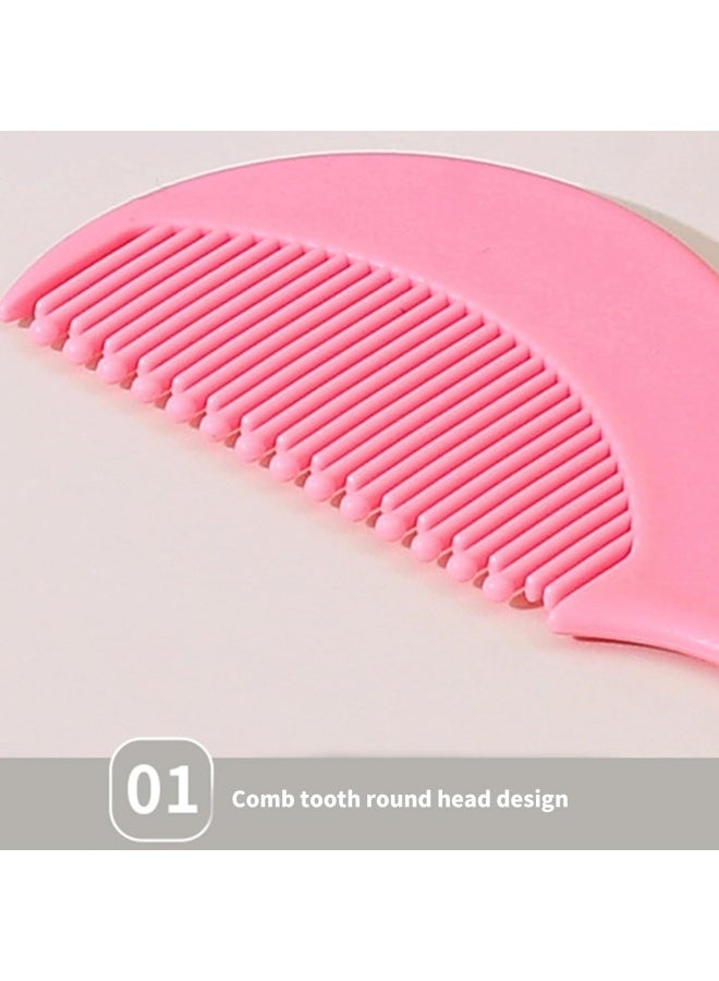 طفل طقم مشط للأطفال الرضع مكون من قطعتين مع فرشاة شعر للبشرة الحساسة يتميز بنمط دب جميل للعناية الأساسية بالشعر للآباء الجدد - Image 2