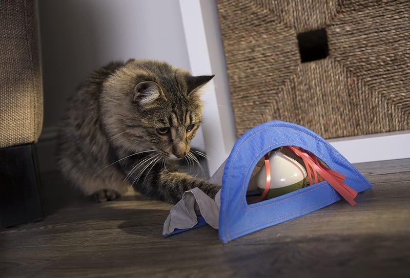 بيتلينكس لعبة قط Petlinks Mohawk Mice، مصنوعة من القطن الناعم، مملوءة بنبات النيبت والسيلفرفاين، ذات ملمس مميز، مزودة بقماش البولستر والرباطات؛ مجموعة من 2 قطعة - Image 5