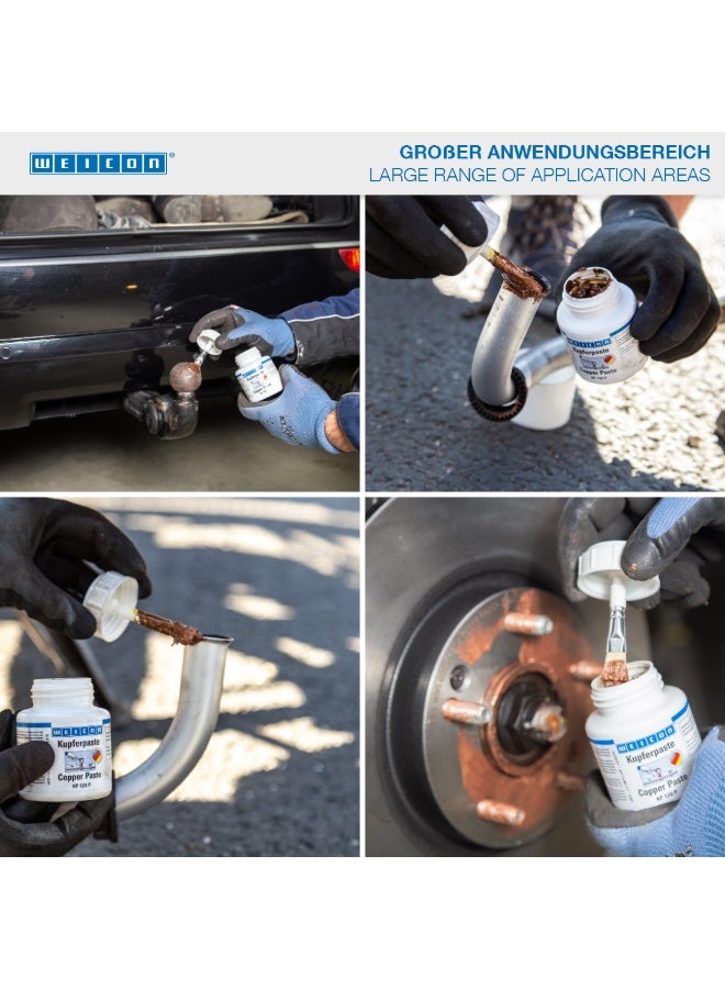 WEICON Copper Paste | 450 g | Protection, Release Agent and Lubricant at High Temperatures - Image 3