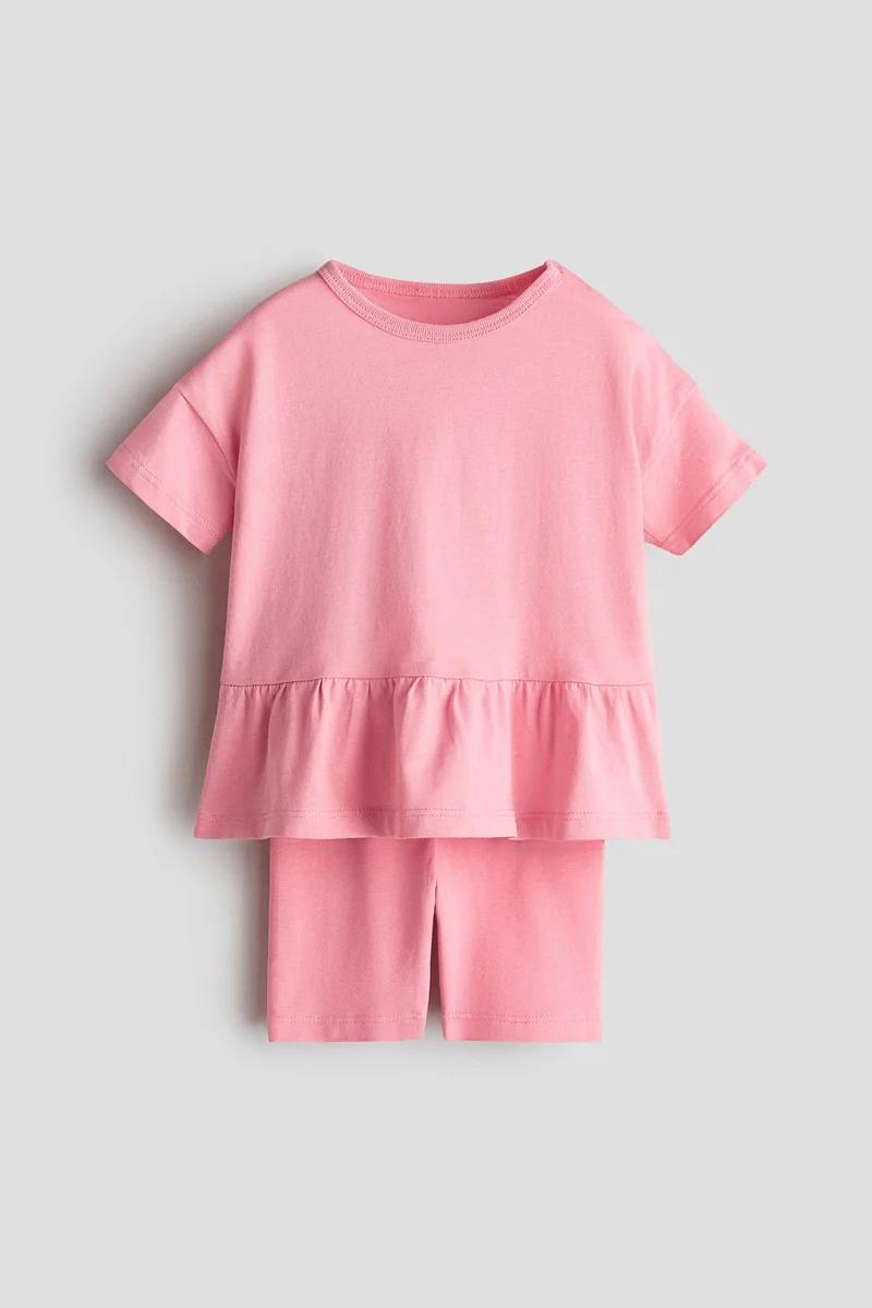 H&M 2-piece top and shorts set