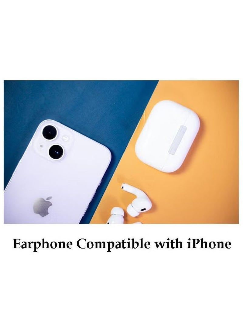 Haino Teko Germany Air 5 Bluetooth Wireless Earphone Pro – Premium Sound, Bluetooth 5.0, Secure Fit, Designed for iPhones, Stylish & Comfortable, Noise-Canceling, Long Battery Life - Image 3