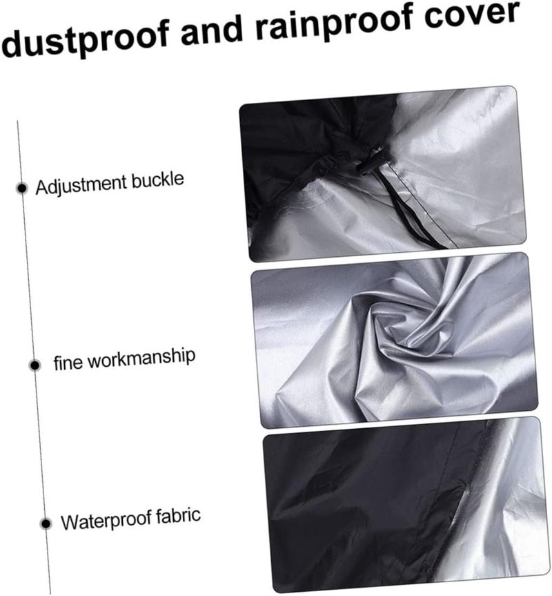 Outanaya Outdoor Bathtub Cover Heavy Duty Multi-Function Pool and Bath Cover for Garden Use Black Protects Against Rain Leaves and Debris - Image 4