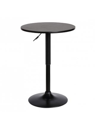 Armen Living Bentley Height Adjustable Swivel Pub Table with Black Wood Finish and Black Base - pzsku/Z79A8FB117CE605247AE1Z/45/_/1728155237/ef123b92-463a-44a6-86cf-8c4e5a4f606e
