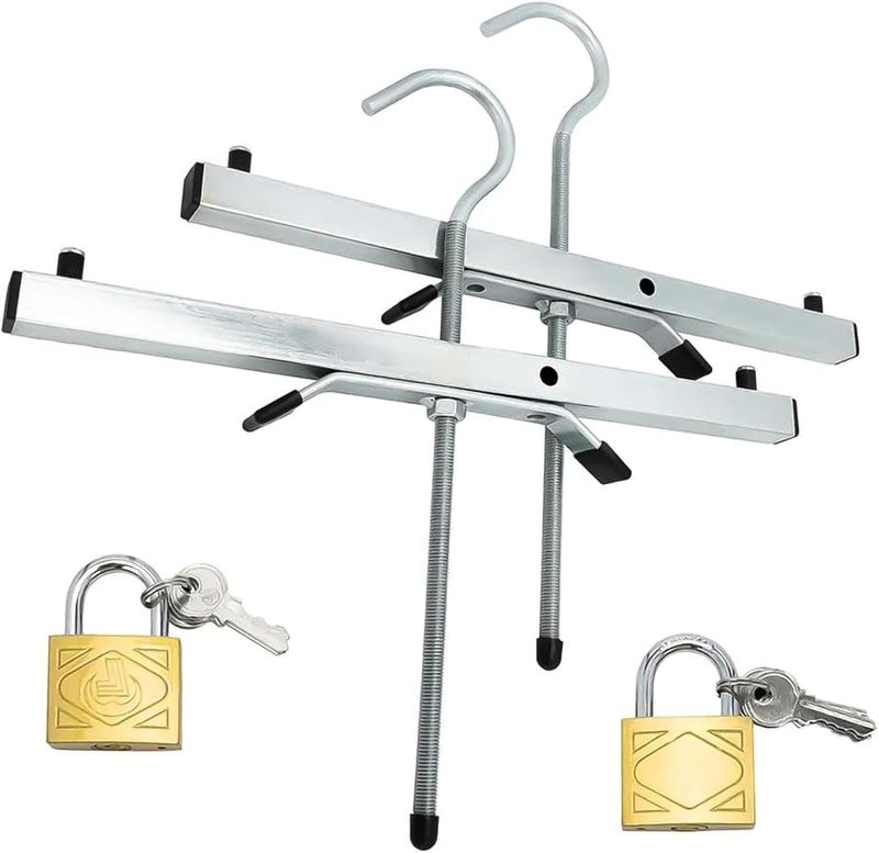 مشبك سلم حديدي مضاد للانزلاق قفل رف السقف مشابك تأمين اكسسوار سلم فان - Image 1