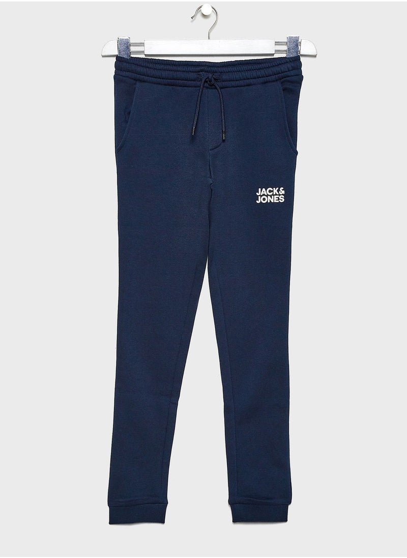Jack & Jones Junior - Kids Tie Waist Sweatpants - Image 1
