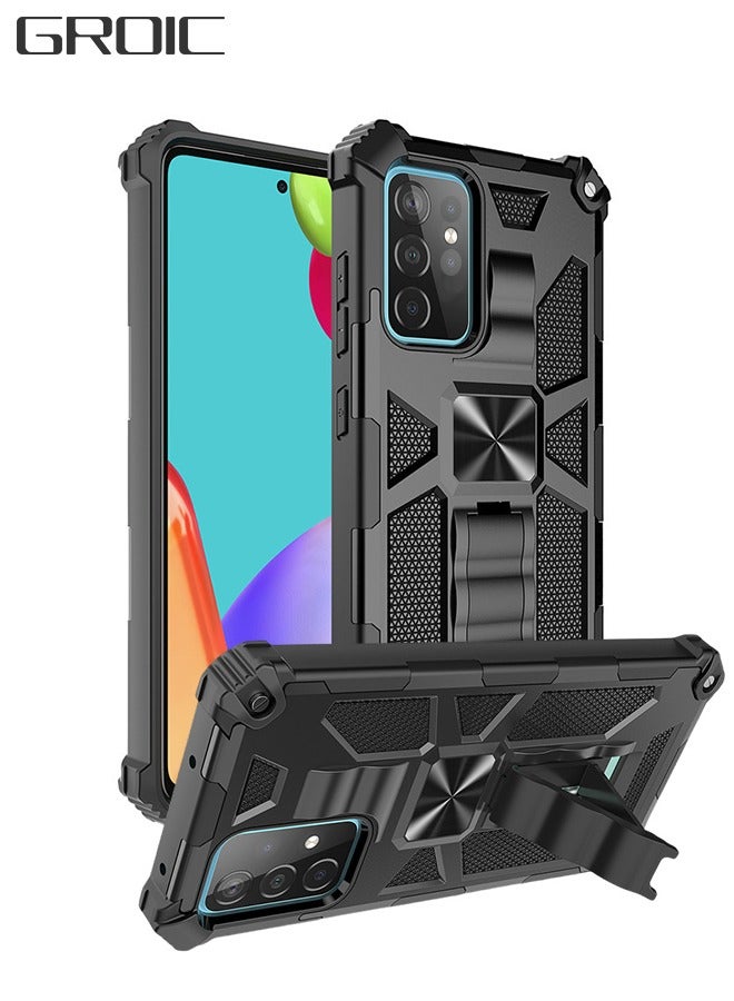 GROIC Designed for Samsung Galaxy S23 Ultra 6.8" Durable Anti-Drop Mobile Phone Case, Built-in Kickstand Compatible with Magnetic Car Mount, Anti-Scratch Protective Heat Dissipation Cover - Image 1