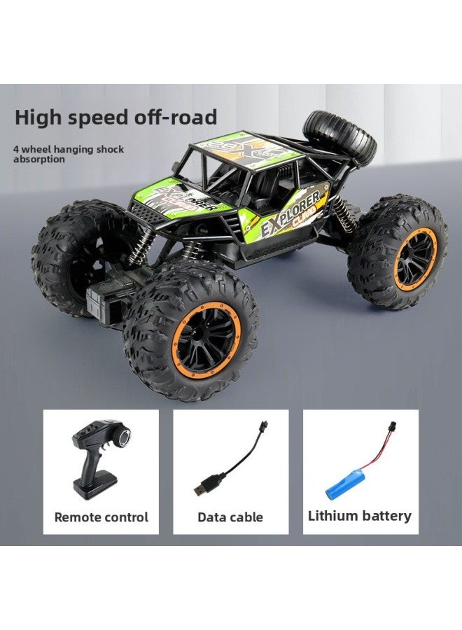 Children's Remote Control Water Bomb Car Electric Four-Wheel Drive Off-Road Gesture Sensor Can Fire And Launch Tank Toy Car For Boys-Color:Remote Control Off-road Vehicle (green)-Proportion:# Exquisite Gift Box