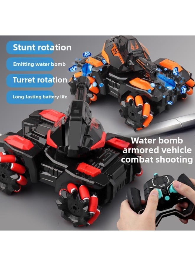 Children's Remote Control Water Bomb Car Electric Four-Wheel Drive Off-Road Gesture Sensor Can Fire And Launch Tank Toy Car For Boys-Color:Remote Control Off-road Vehicle (green)-Proportion:# Exquisite Gift Box