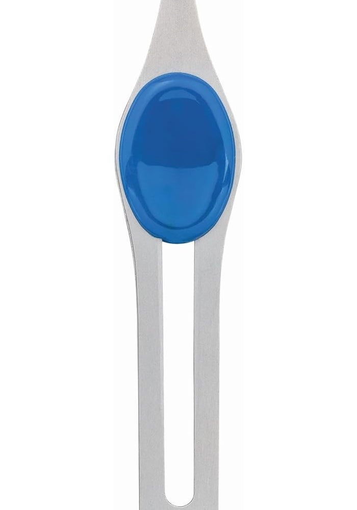 Titania Stainless Steel Tweezers with Blue Handle