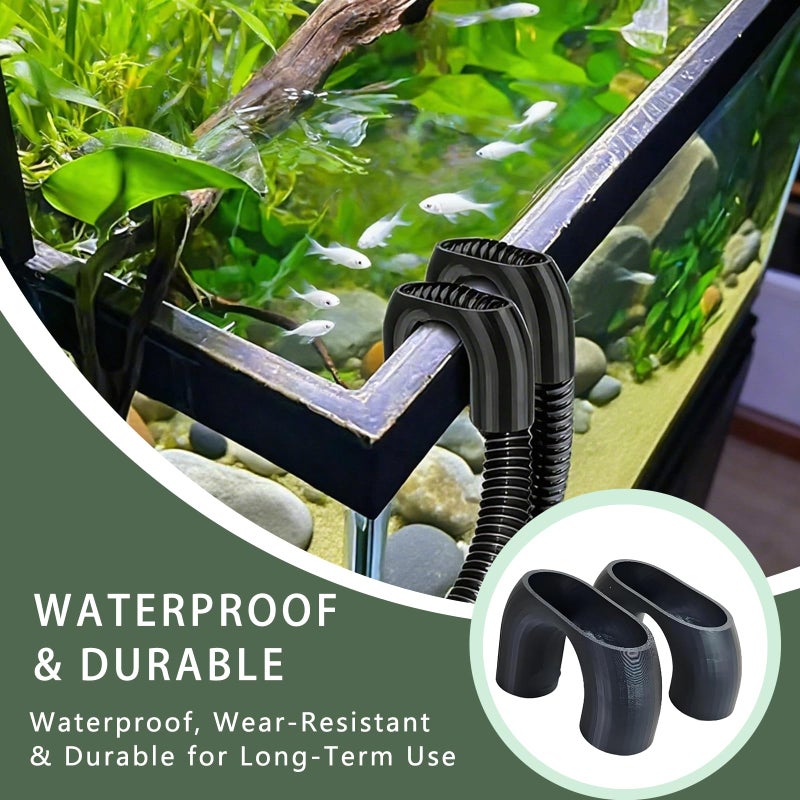 PoolTechX 2-Pack Rim Connector Pair for Fluval, for Fluval fx6 Replacement Parts, Replacement Parts Fit for Fluval FX4 FX5 FX6 FX2 407, Fixing & Protecting Hose - Image 3