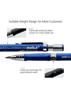 Baile 2Mm Mechanical Pencils With Color Lead Refills For Art Sketching Carpenter Draft Drawing Writing Crafting  - Image 4