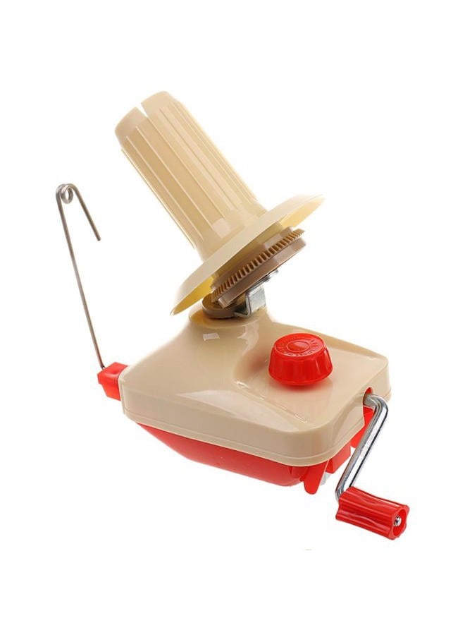 GEIWOGUO Yarn Winder Fiber Yarn String Ball Winder Holder Hand Operated (Red) - Image 1