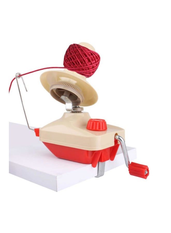 GEIWOGUO Yarn Winder Fiber Yarn String Ball Winder Holder Hand Operated (Red) - Image 5