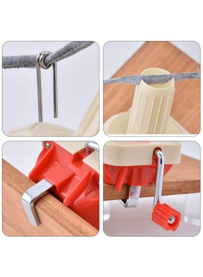 GEIWOGUO Yarn Winder Fiber Yarn String Ball Winder Holder Hand Operated (Red) - Image 4