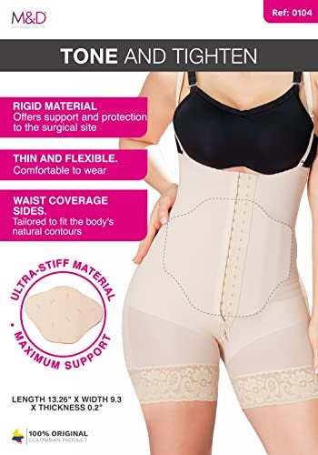 MD M&D Ab Lipo Foam Abdominal Board Post Surgery for Liposuction | Lipo 360 Foams board | Tabla Abdominal para Recovery Tummy Tuck - Image 4