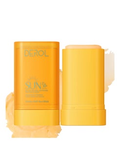 ديرول لاصق واقي من الشمس، واقي من الأشعة فوق البنفسجية ، عصا شمسية SPF50 PA ، غير لزج ، مقاوم للماء ، للوجه والجسم بجميع أنواع البشرة ، بدون تهيج للعين ، للاستخدام اليومي في الهواء الطلق  - Image 1