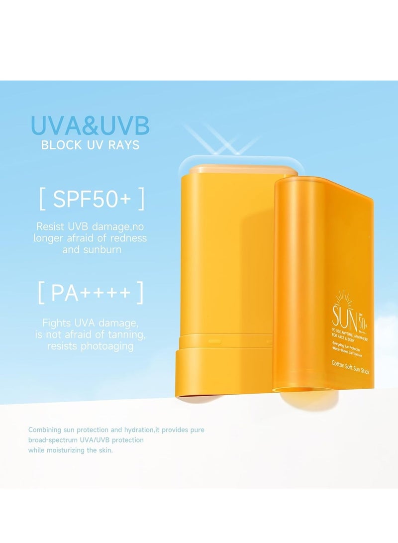 ديرول لاصق واقي من الشمس، واقي من الأشعة فوق البنفسجية ، عصا شمسية SPF50 PA ، غير لزج ، مقاوم للماء ، للوجه والجسم بجميع أنواع البشرة ، بدون تهيج للعين ، للاستخدام اليومي في الهواء الطلق - Image 4