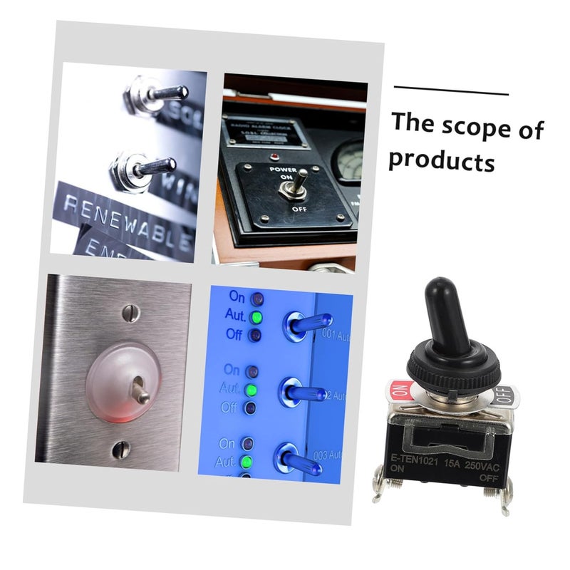 Waterproof Toggle Switch Caps 5 Sets Easy Install Boat Battery Switches - Image 4