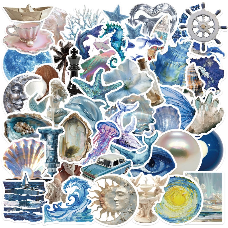 Premium Doodle Stickers 50-373pcs Waterproof WES152-50 sheets/bag 