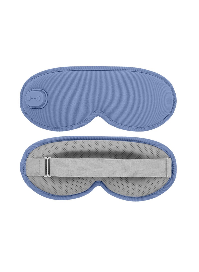General 3D hot compress eye mask, sleep shading, no eye pressure, four seasons home massage, steam eye protection instrument (blue)  - Image 1