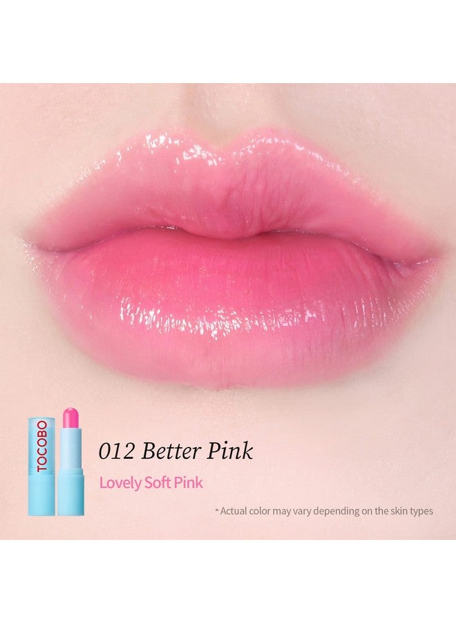 توكوبو مرطب شفاه زجاجي ملون 012 بيتر بينك 0.67 أونصة 19 جم مرطب شفاه نباتي متوهج ولون شفاف ملون حيوي - Image 4