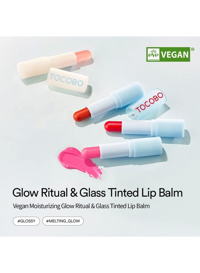 توكوبو مرطب شفاه زجاجي ملون 012 بيتر بينك 0.67 أونصة 19 جم مرطب شفاه نباتي متوهج ولون شفاف ملون حيوي - Image 2