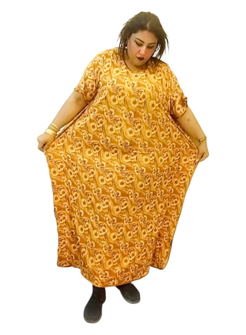 Al Khaleej ARABIAN FARASHA MAXI FOR WOMEN IN STRETCH CLOTH  - Image 1