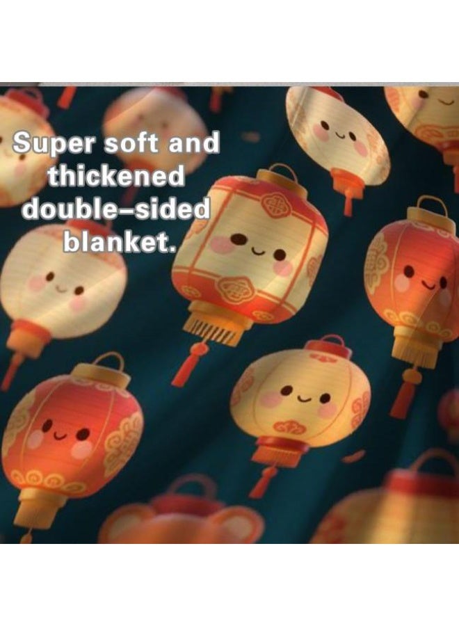 عام بطانية رقيقة من الفانيلا الكرتونية للأطفال والرضع (دافئة ومريحة، ومناسبة للنوم والألعاب) 70 سم * 100 سم - Image 5