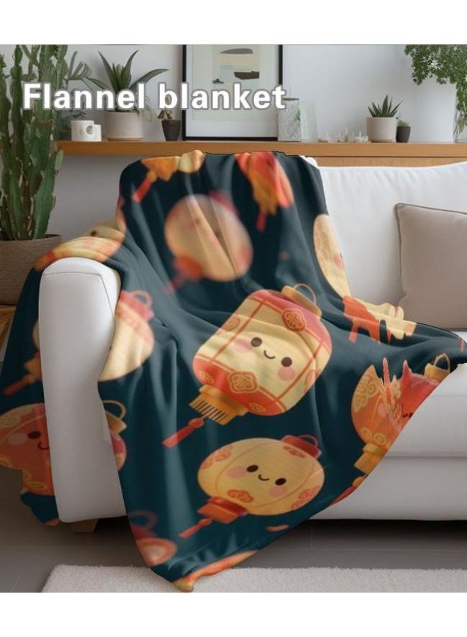 عام بطانية رقيقة من الفانيلا الكرتونية للأطفال والرضع (دافئة ومريحة، ومناسبة للنوم والألعاب) 70 سم * 100 سم - Image 4