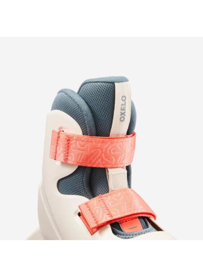 OXELO Kids' Inline Skates 9/11 Learn 100 - Beige  - Image 4