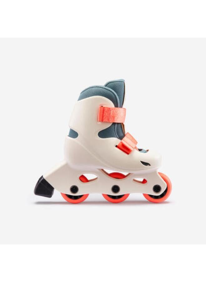 OXELO Kids' Inline Skates 9/11 Learn 100 - Beige  - Image 1