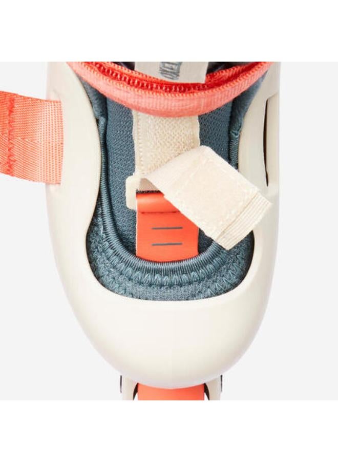 OXELO Kids' Inline Skates 9/11 Learn 100 - Beige  - Image 3