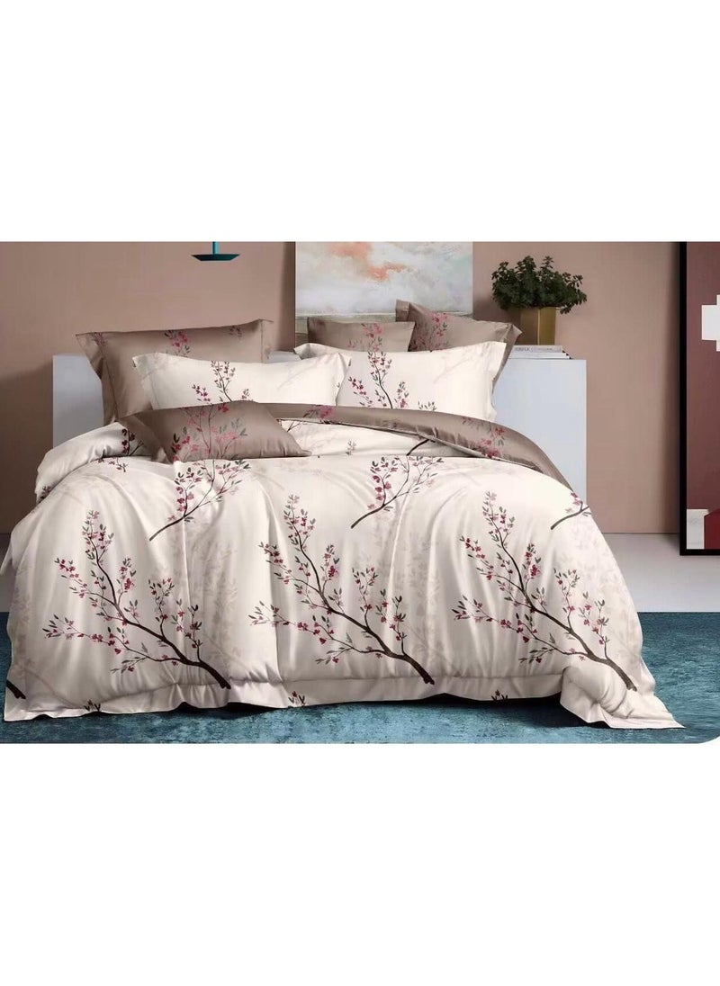 Generic Elegant Floral Branch Comforter Set 