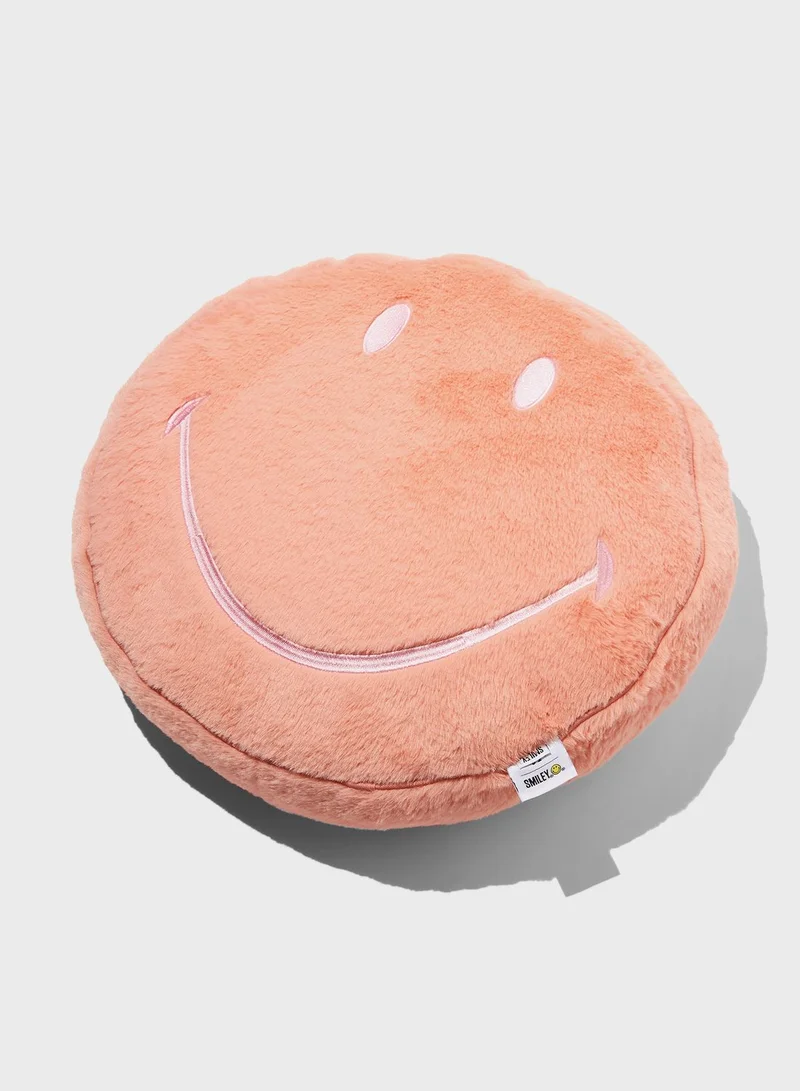 Typo Plush Smiley Cushion