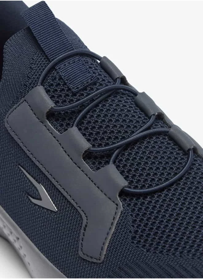 داش Men Panelled Lace-Up Sports Shoes