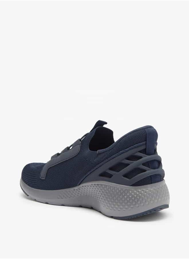 Dash Men Panelled Lace-Up Sports Shoes  - Image 2
