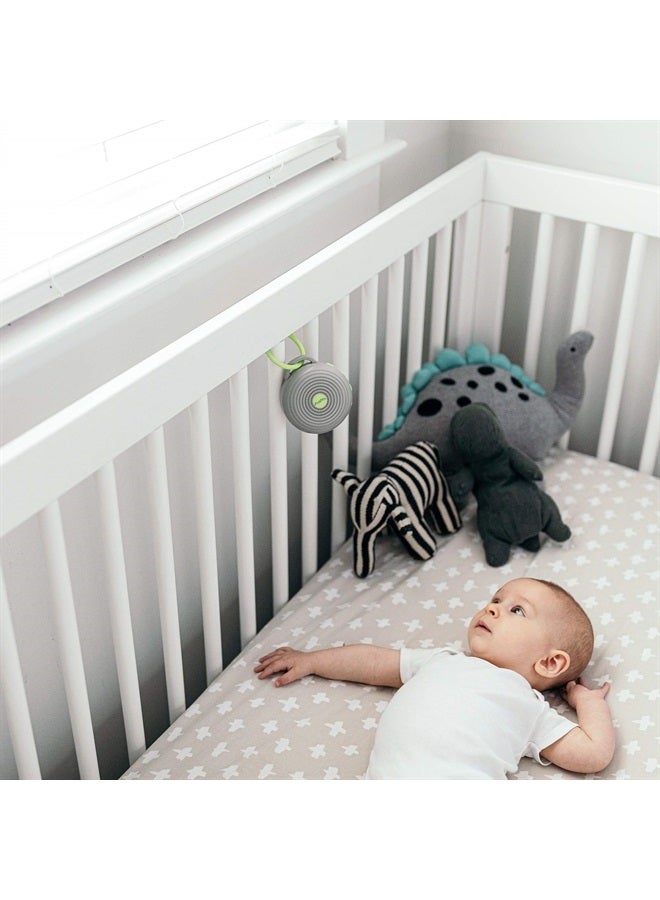 marpac آلة الضوضاء البيضاء المحمولة يوجاسليب هاشه للأطفال، 3 أصوات مهدئة وطبيعية مع تحكم في الصوت، مدمجة للاستخدام أثناء التنقل والسفر، قابلة للشحن عبر USB، مشبك آمن للأطفال وقفل للأطفال، رمادي، 2 عدد - Image 4