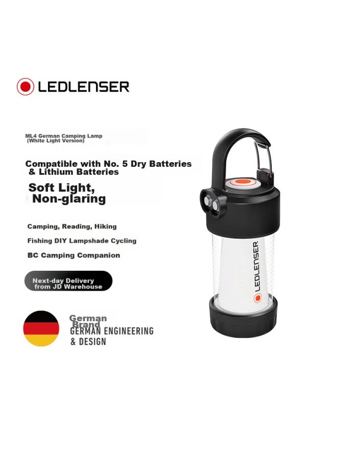 LEDLENSER مصباح التخييم Ml4، مصباح خيمة طارد للبعوض باللون الأحمر، عمر بطارية طويل [نفس إصدار المستكشف] - Image 1