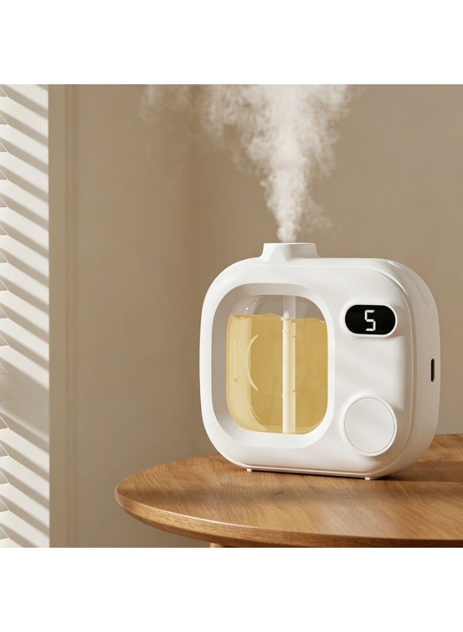 Smart Digital Display Aroma Diffuser, Wall Mountable Scent Machine with 5 Adjustable Spray Modes, USB Type-C Rechargeable - Image 2
