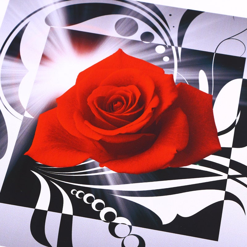 6 pcs Rose Flower Canvas Frameless Oil Paintings Wall Art Picture for Home Living Room Bedroom Decor 20x20cm - Image 5