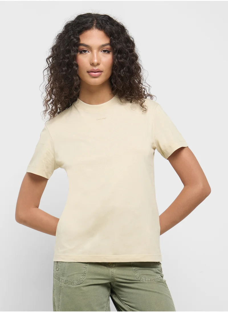 كالفن كلاين Logo Crew Neck T-Shirt