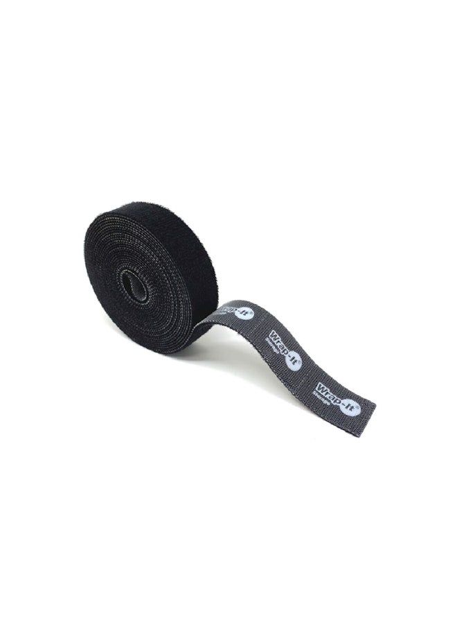 Wrap-It Storage Self Gripping Perforated Roll Black 12 ft 400-12X75PBL  - Image 2